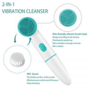 2 in 1 Sonic Facial Cleansing Brush, S9A1396