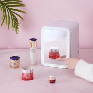 Skincare fridge with Makeup Mirror, S9A1398