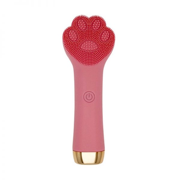 Cat Paw Face Electric Cleansing Brush, Deep Pores Washing Vibration Massage Brush, S9A1420